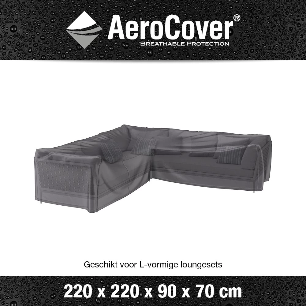 AeroCover Loungesethoes Hoekset 220 X 220 X 70 Cm - Image 3