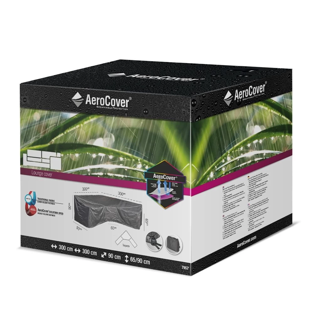 AeroCover Loungesethoes Hoekset Trapeze 300 X 300 X 65/90 Cm - Image 2