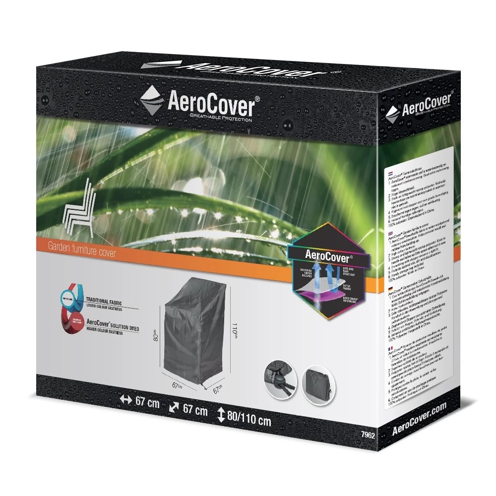 AeroCover Stapelstoelhoes/Gasveerstoelhoes 67 X 67 X 80/110 Cm - Image 2