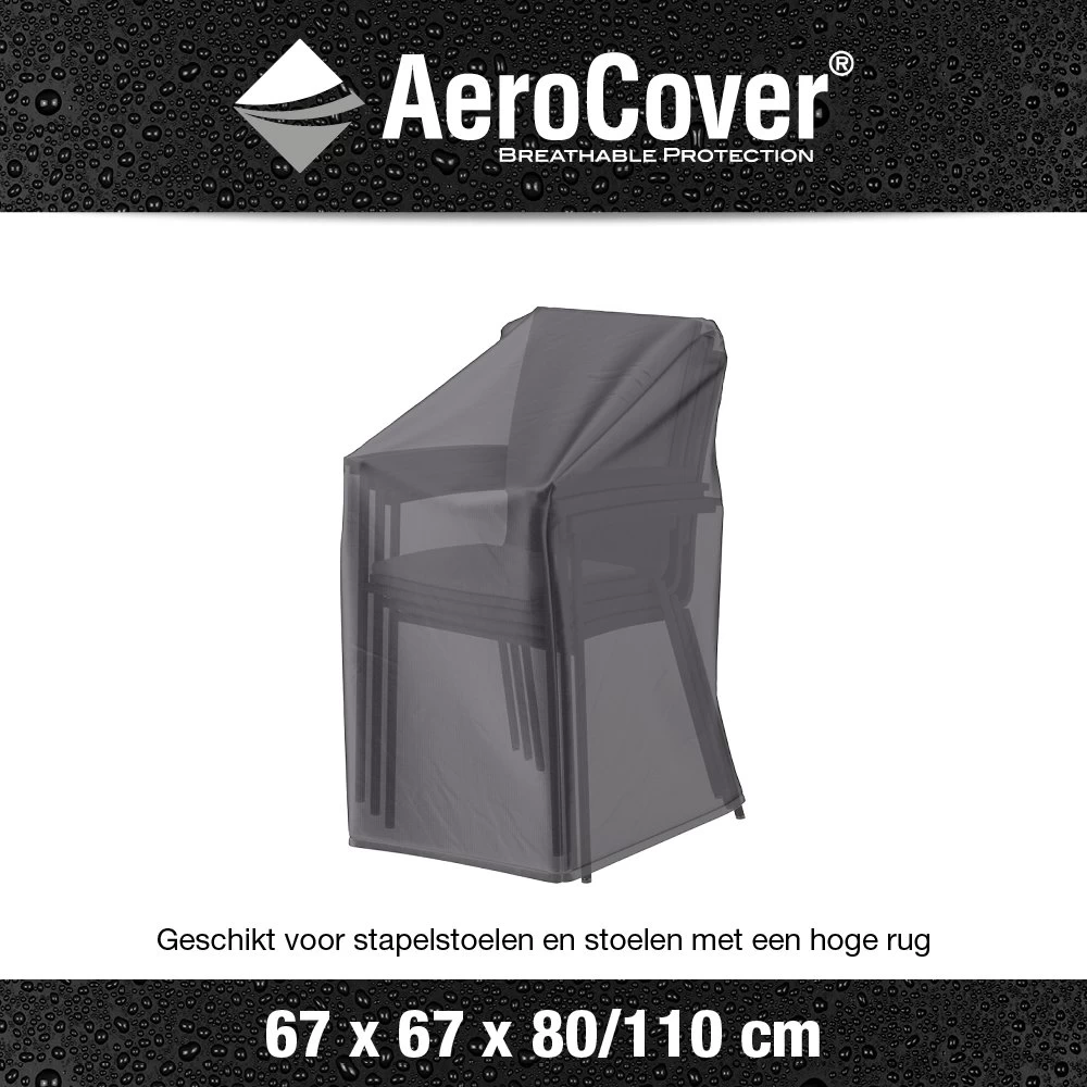 AeroCover Stapelstoelhoes/Gasveerstoelhoes 67 X 67 X 80/110 Cm - Image 3