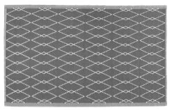 Buitenkleed MESH Dark Grey / White - 180 X 120 Cm