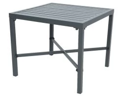Charlotte Bijzet Tuintafel Antraciet - 51 X 51 X 43 Cm