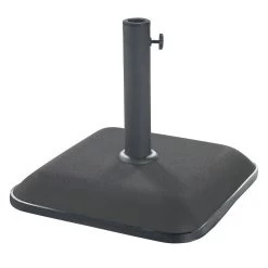 Parasolvoet Vierkant 25kg Zwart