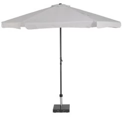 Platinum Middenstokparasol Antigua Volant Ø 300 Cm Lichtgrijs