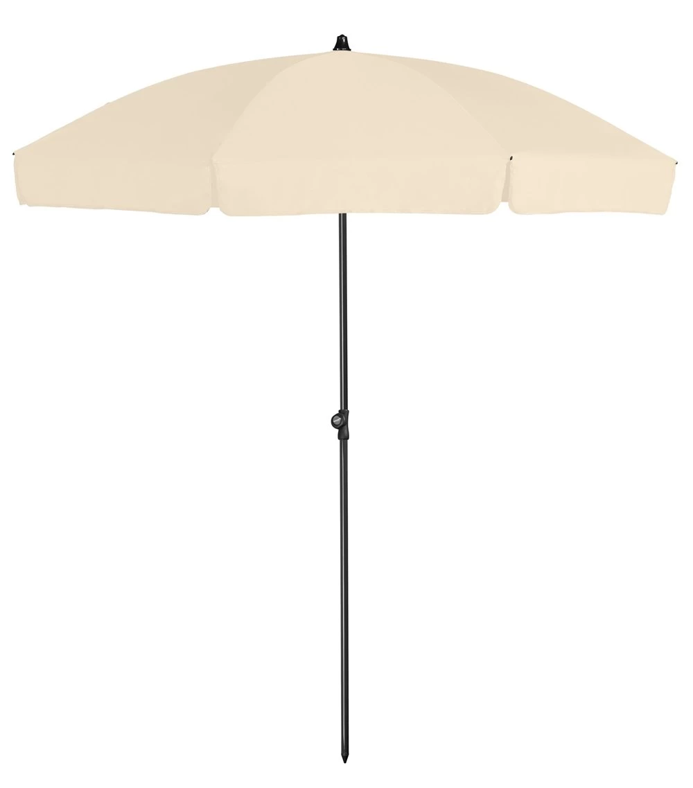 Platinum Middenstokparasol Aruba Volant Ø 200 Cm Ecru