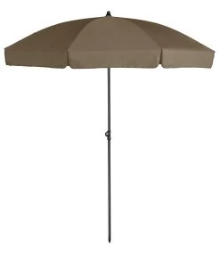 Platinum Middenstokparasol Aruba Volant Ø 200 Cm Taupe