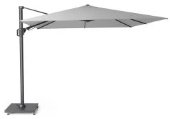 Platinum Zweefparasol Challenger T² 300 X 300 Cm Lichtgrijs