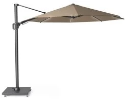 Platinum Zweefparasol Challenger T² Ø 350 Cm Taupe