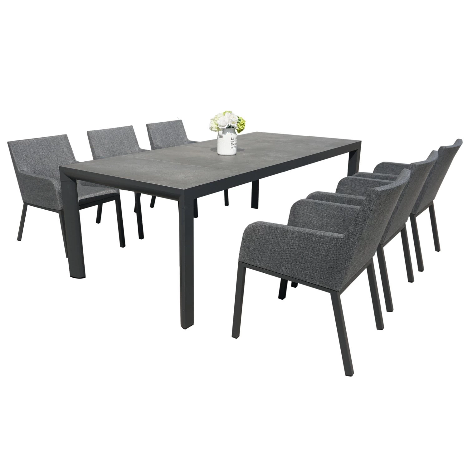 Royal Seasons RONDA Dining Set Met 6 Stoelen