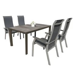 Royal Seasons SEVILLA Dining Set Met 4 Stoelen