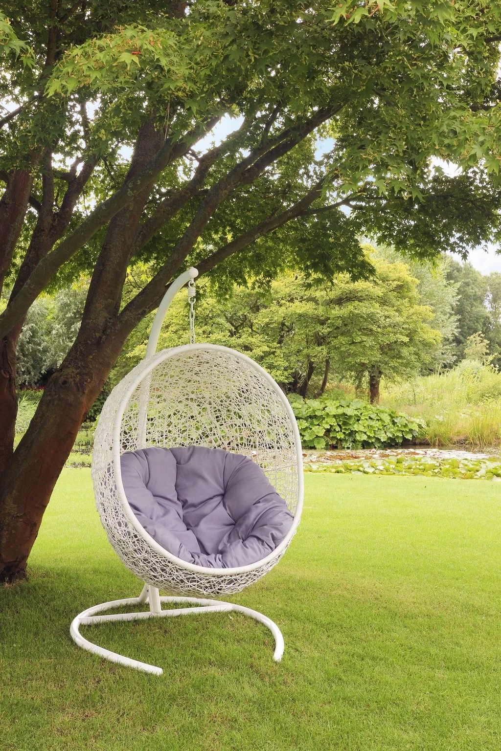 Royal Seasons VOGELNEST Deluxe Hangstoel Wit - Image 2