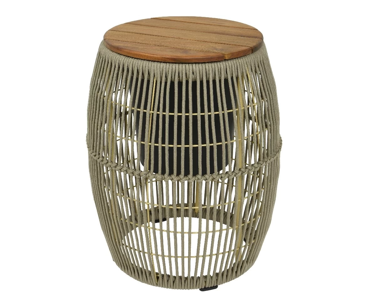 Seville Bijzet Tuintafel Beige - Γ 40 X H 49 Cm