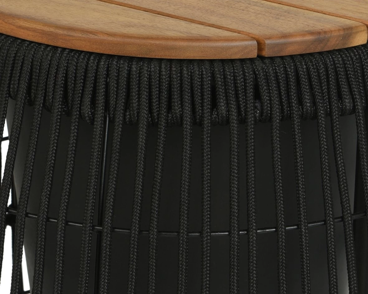 Seville Bijzet Tuintafel Zwart - ร 40 X H 49 Cm - Image 2