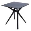 Tafel BILLY Zwart 70 X 70 X 73,5 Cm